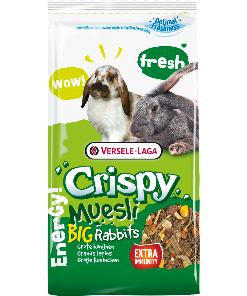 Versele Laga Crispy Muesli Fibre Rich Mixture Pellet for Rabbits 1kg