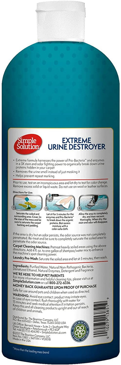 Simple solution outlet urine destroyer