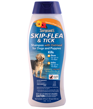 Sergeants Skip Flea And Tick Oatmeal Hawaiian Ginger Dog Shampoo ...